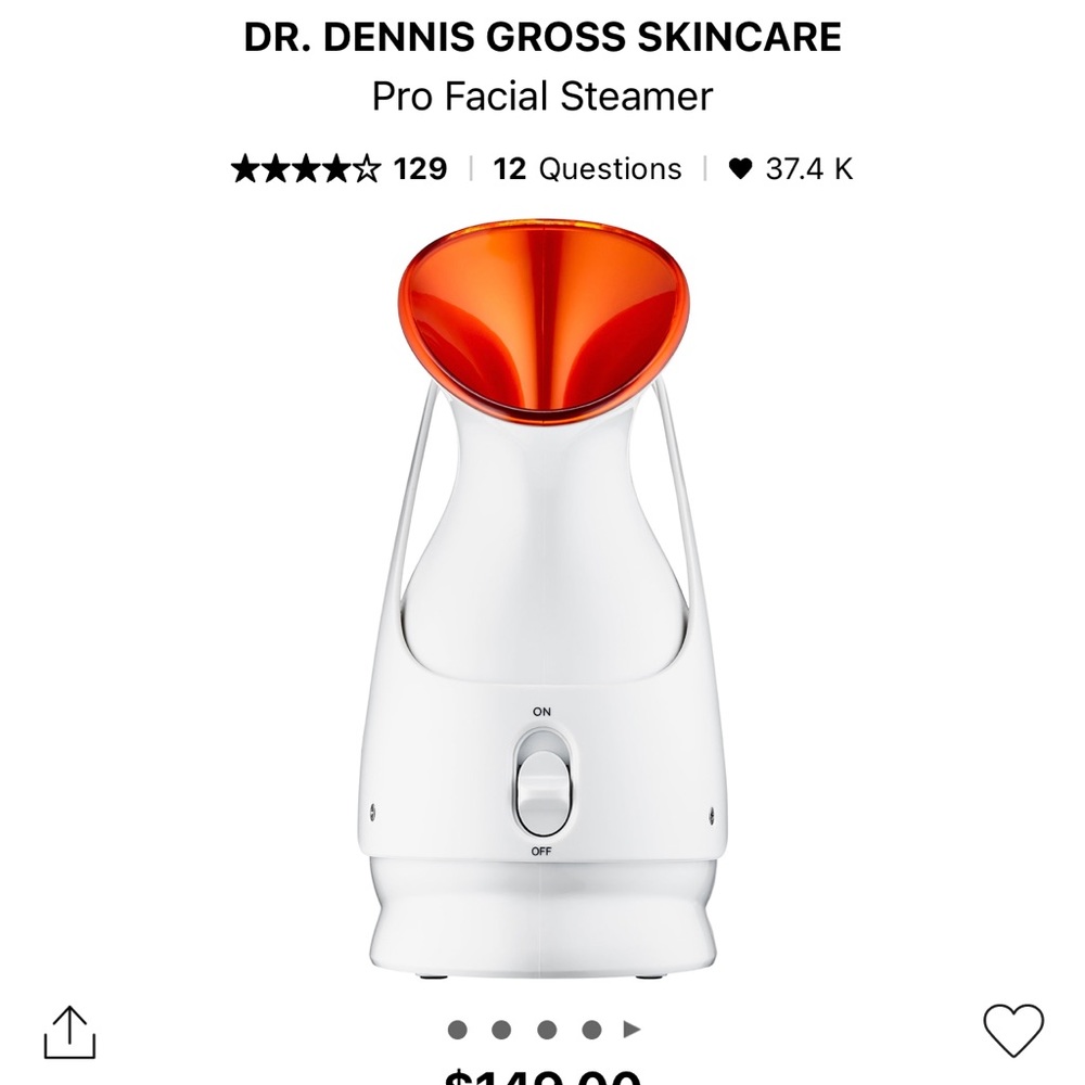 Dr Dennis gross facial steamer